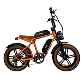 Electric Bike PVY X20 IT - 250W Motor 48V15AH+48V15AH Battery 20 Inch Tires Hydraulic Disc Brake - Orange
